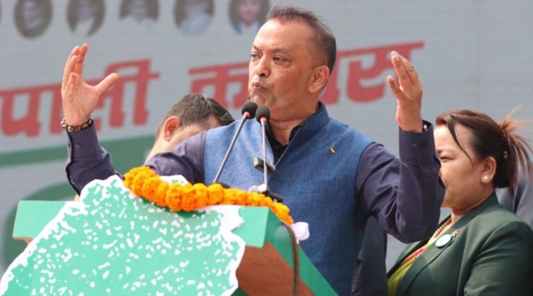 सुशासन र विकासका लागि कांग्रेसलाई बहुमत दिनुस् : सभापति थापा